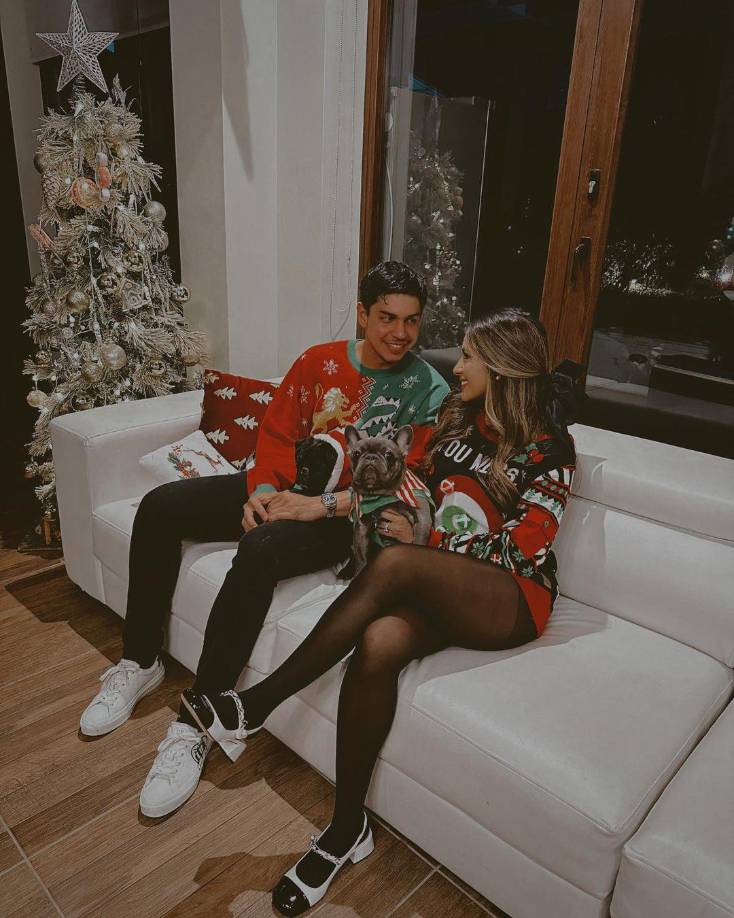 Posteriormente Dubón y su esposa disfrutaron de la Navidad en San Pedro Sula.