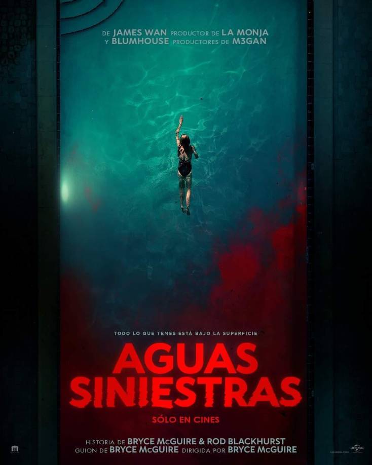<i>“Aguas Siniestras”</i> (Night Swim) es una próxima película de terror sobrenatural estadounidense escrita y dirigida por Bryce McGuire y a partir de una historia de McGuire y Rod Blackhurst. Se basa en el cortometraje de 2014 del mismo nombre. Su estreno está previsto para el 5 de enero del 2024 en los EUA. 