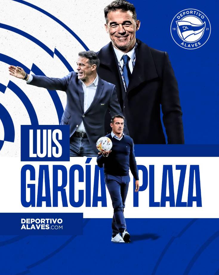 Luis García Plaza fue anunciado como el nuevo entrenador del Deportivo Alavés.