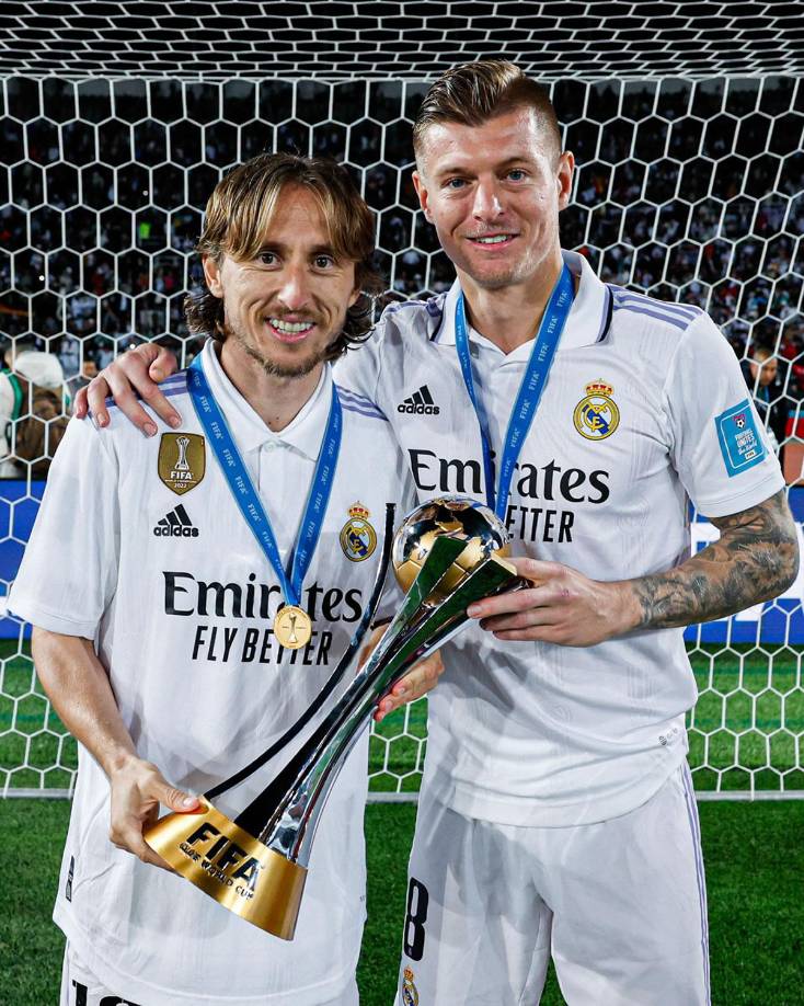 ¡Qué dupla! Luka Modric y Toni Kroos sumaron otro título más juntos.