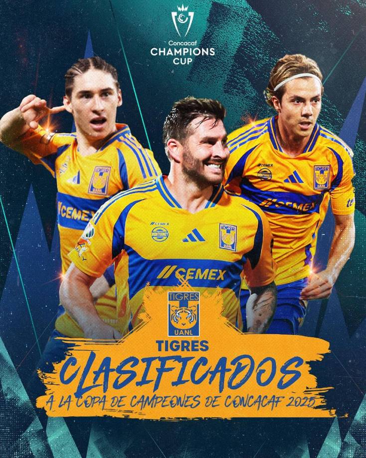 Tigres UANL (MÉXICO): Tigres se clasificó a la Copa de Campeones como subcampeón del Apertura 2023 de la Liga MX. El club participará por duodécima ocasión e intentará ganar su primer título desde 2020.