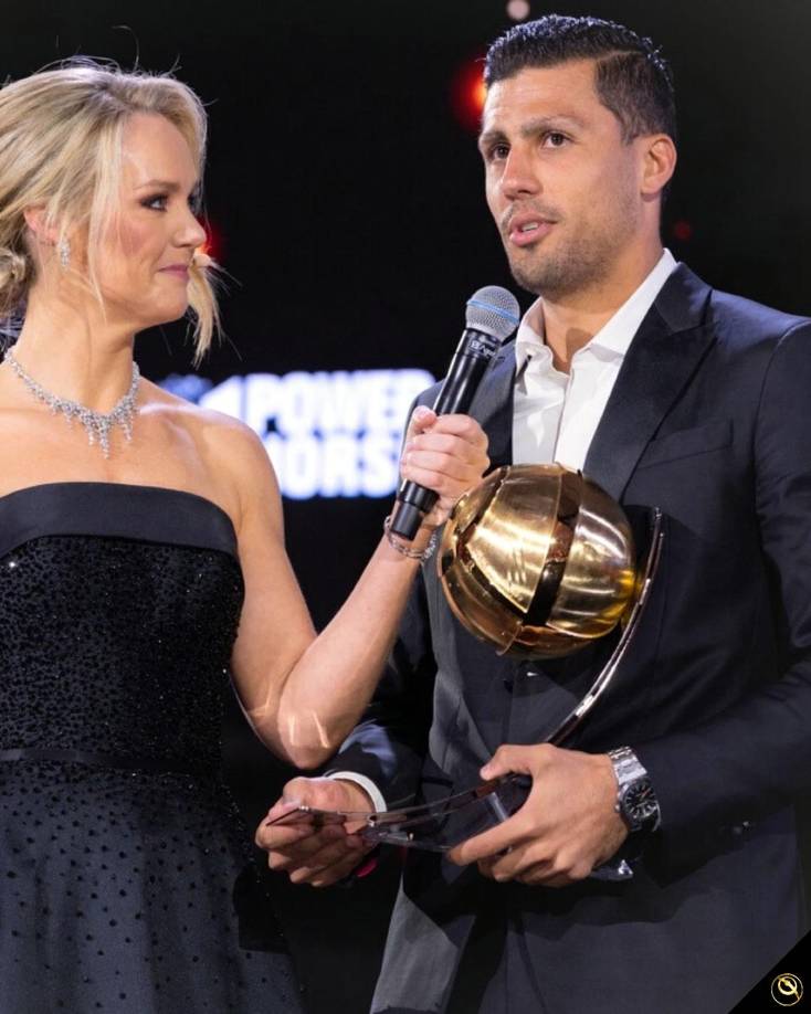El español Rodri también recibió un premio en los Globe Soccer Awards. Se llevó el galardón al mejor mediocampista del año.