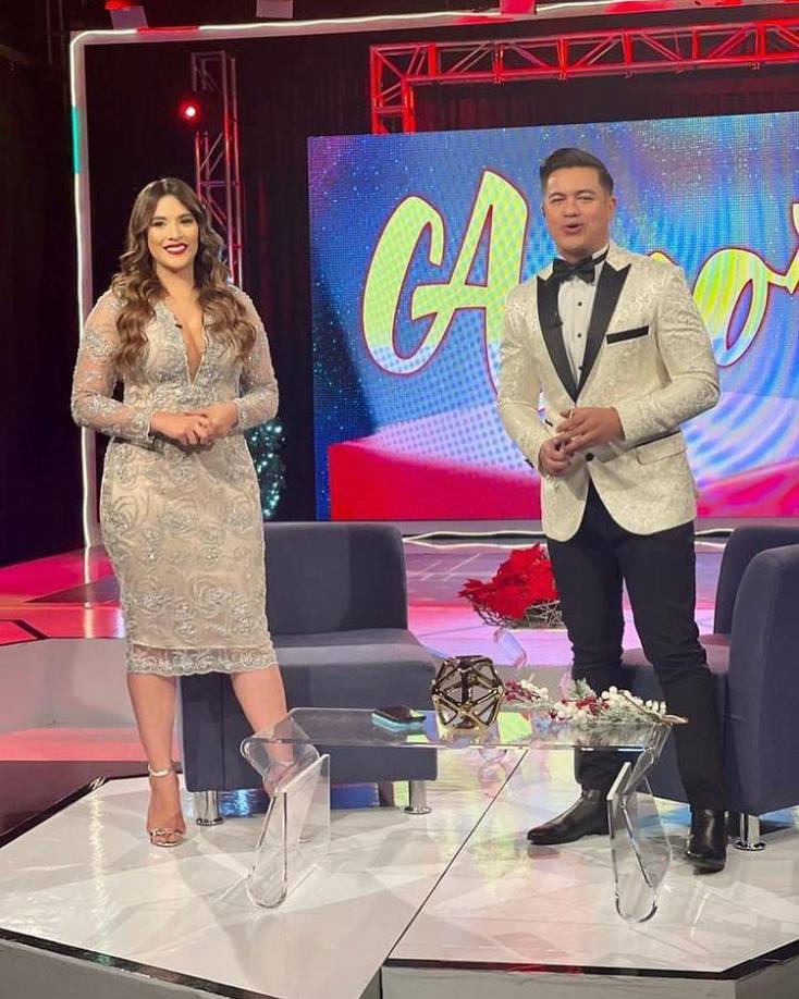 Carolina Lanza junto a su compañero de HCH, Allan Paul.