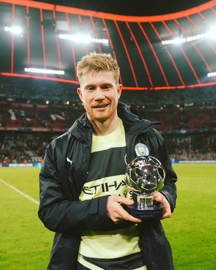 Mediocentro: De Bruyne, el anotador del gol del empate en la ida y uno de los jugadores que descansó el fin de semana en la Premier League contra el Everton.