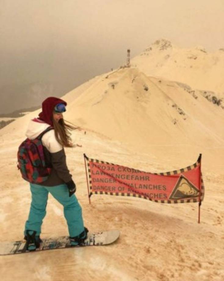 Los meteorólogos han explicado que es un fenómeno natural que no representa un peligro para la salud.