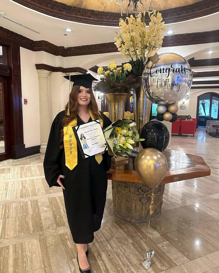 Iving Bruni, pareja de Denil Maldonado, sumó un importante exito en su vida y se graduó como licenciada en mercadotecnia.