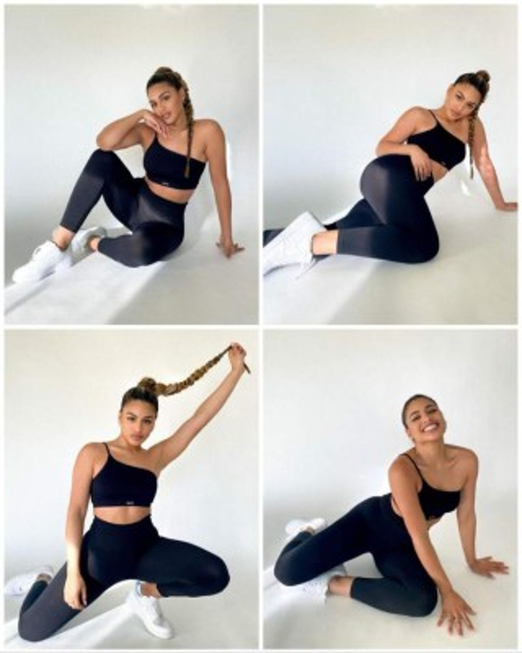 La hondureña lanzó hace un par de semanas su nueva línea de ropa deportiva llamada: EMPOWERED COLLECTION que está disponible en www.avoactive.com