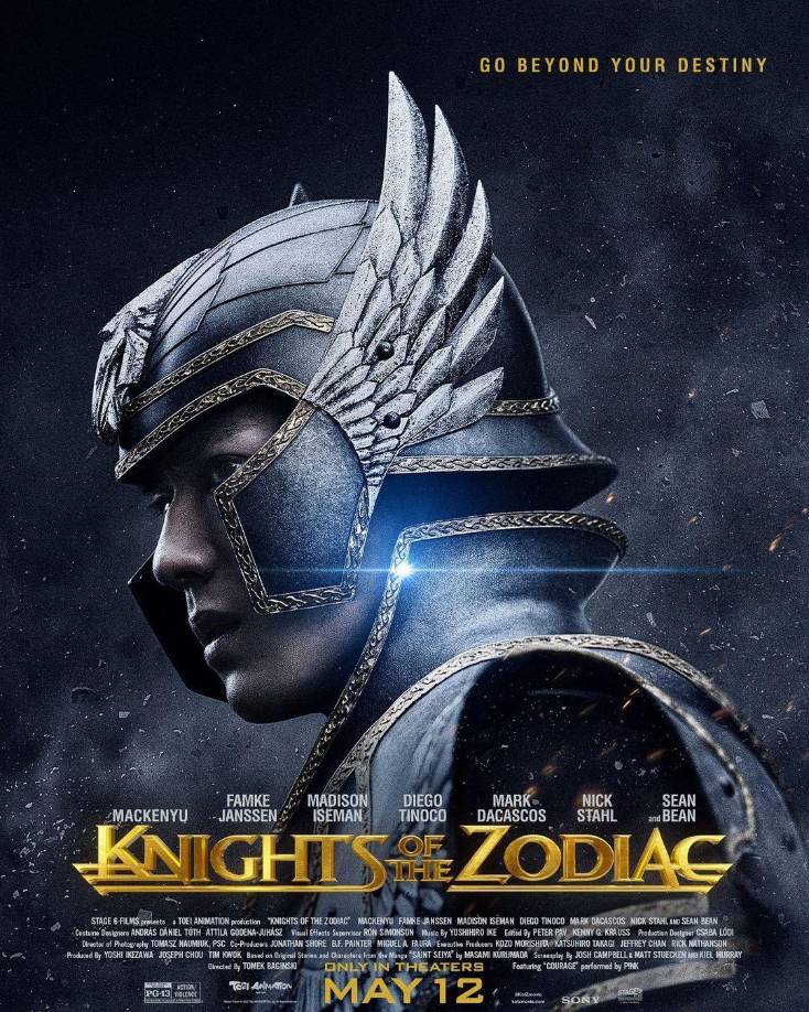 Mackenyu dio vida a Pegasus Seiya en la película de acción real Los Caballeros del Zodíaco estrenada en mayo de 2023. Aunque no logró el éxito esperado, aun así fue una experiencia inolvidable para el actor. “Estar involucrado en la película de ‘Saint Seiya’, obra que es amada en todo el mundo, me llenó de sorpresa y emoción. Incluso ahora, mis emociones siguen siendo muy altas y siento la alegría de actuar en una película de Hollywood por primera vez al interpretar el papel de Pegasus Seiya de todo corazón durante el rodaje”.
