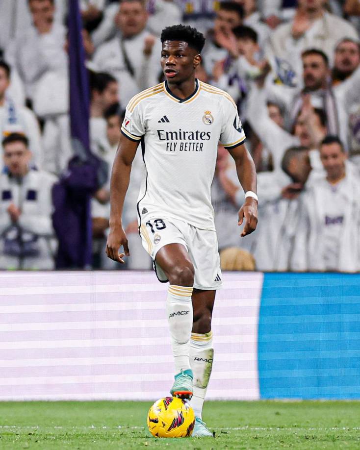 Aurélien Tchouaméni fue la gran novedad en el último entrenamiento del Real Madrid en Wembley y podría reaparecer en la final de la Champions si Ancelotti decide darle minutos.