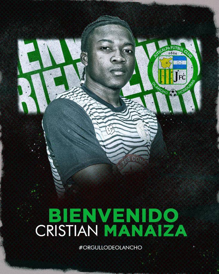 OFICIAL: Cristian Manaiza es nuevo jugador del Juticalpa FC.