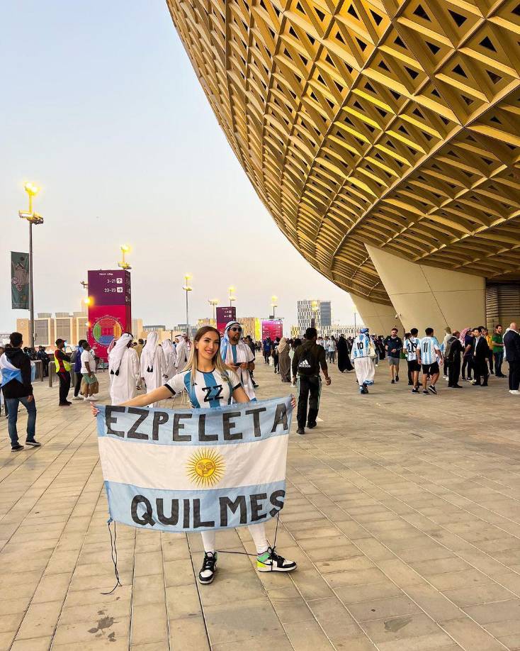 <i>Noe Dreams</i> es una de las hermosas chicas que paralizó Qatar durante el Mundial. La joven causó revuelo por su belleza y por lo que hizo tras la final del domingo.