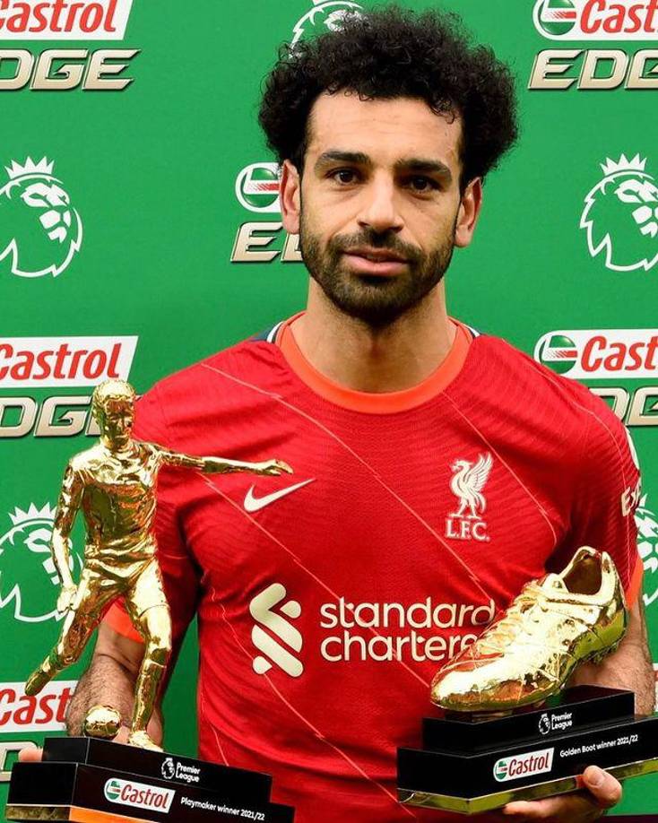 5. Mohamed Salah (Liverpool)<b> </b>: Salah se lleva al menos 35 millones de euros en la Premier League de Inglaterra.