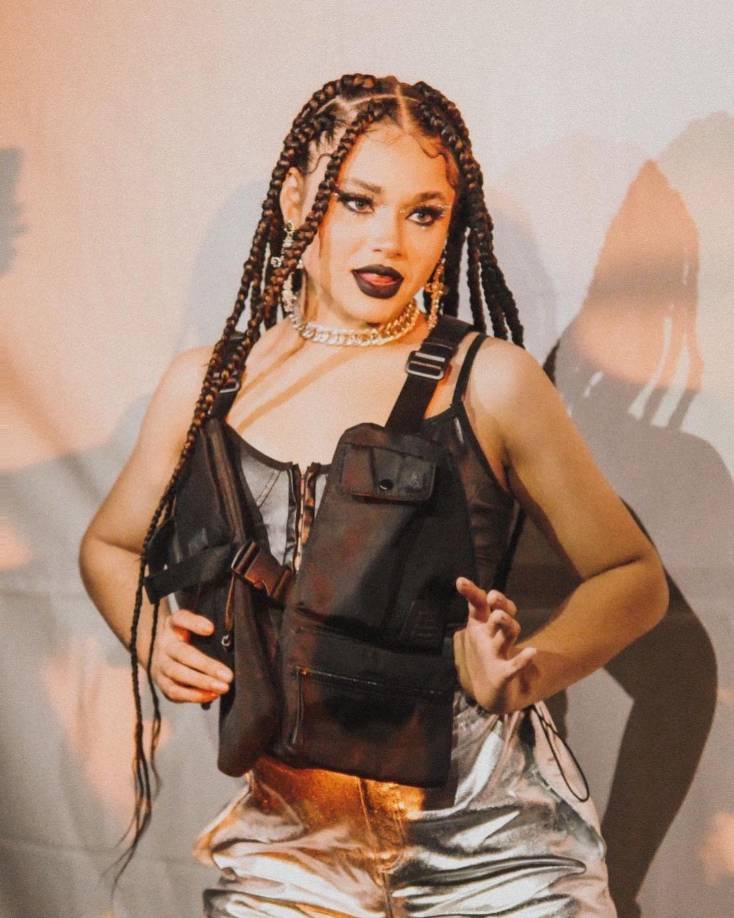 ¡Espectáculo total! Cesia Sáenz brilló en concierto de Danny Ocean en Tegucigalpa (Fotos)