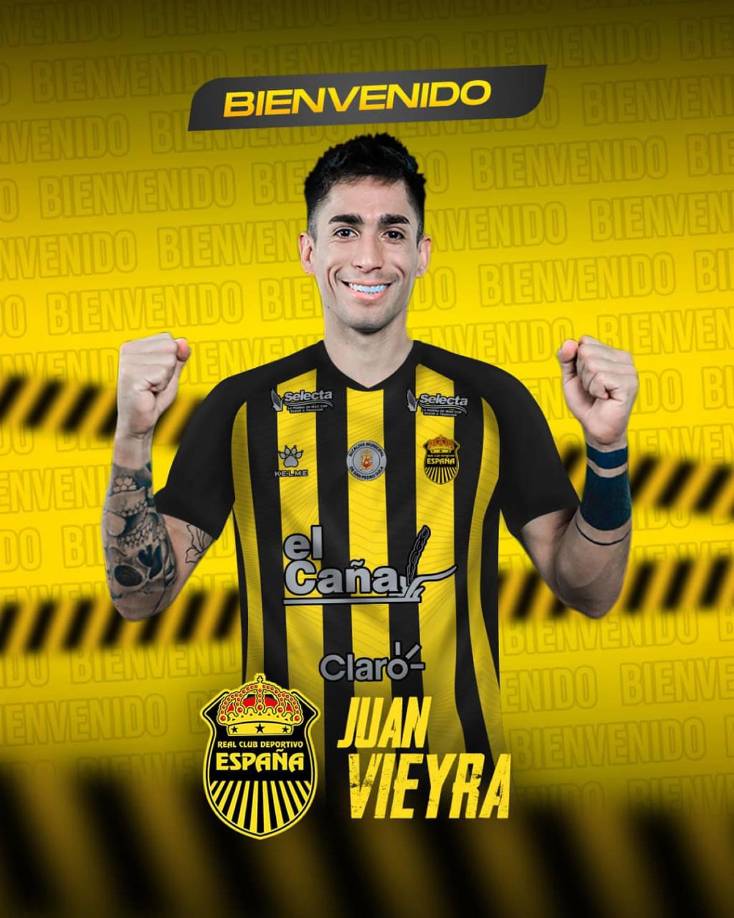 El Real España confirmó lo que era un secreto a voces, el fichaje del mediocampista argentino Juan Vieyra. El jugador de 30 años ya está en el país tras pasar vacaciones en su natal Argentina. Jugó el torneo pasado con el Marathón.