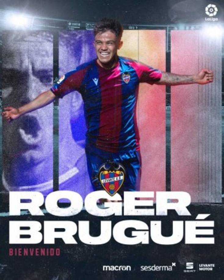 Tras la incorporación de Roberto Soldado, el Levante no deja de moverse en el mercado. En esta ocasión, el club valenciano ha fichado a Roger Brugué, 'Brugui'. Es un extremo que llega procedente del Nástic de Tarragona en Segunda División B, y todo hace indicar que puede salir cedido antes del fin del periodo de fichajes.