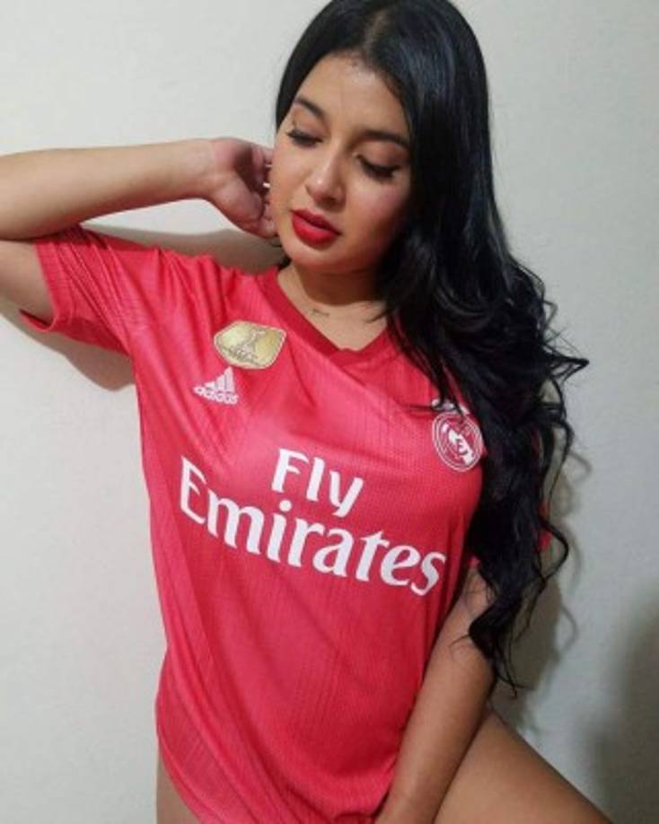 Jeimi Gonzáles: Sexy sampedrana seguidora del Real Madrid.