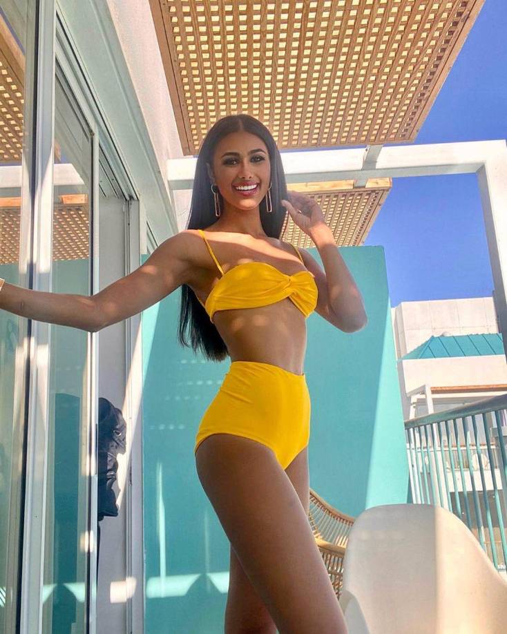 Michelle Colón está sobresaliendo en los eventos preliminares del Miss Universo 2021 que se realiza en Israel.