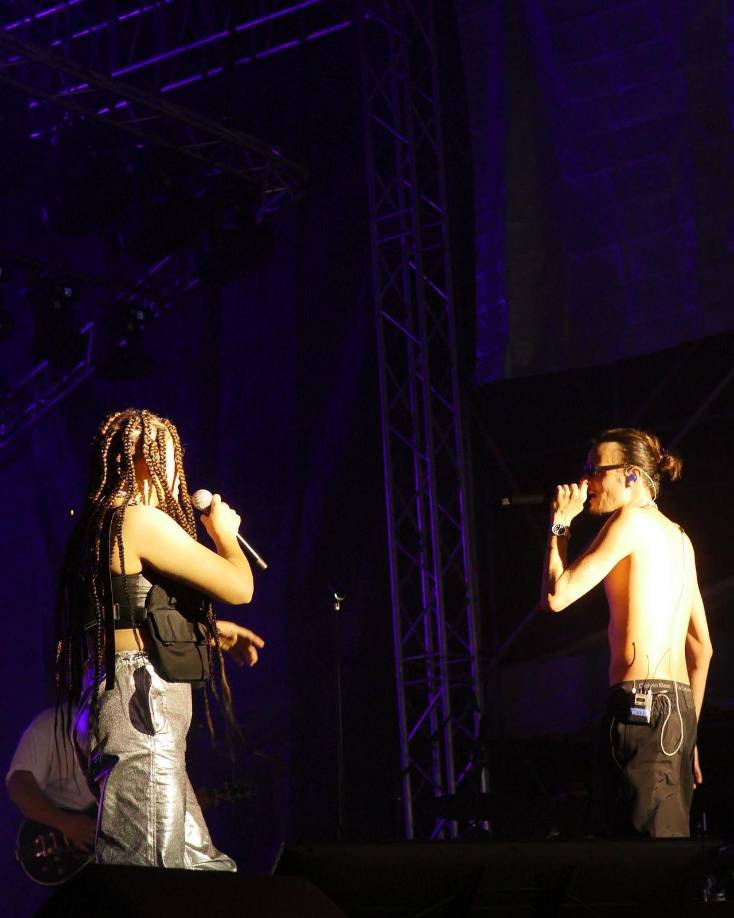 ¡Espectáculo total! Cesia Sáenz brilló en concierto de Danny Ocean en Tegucigalpa (Fotos)