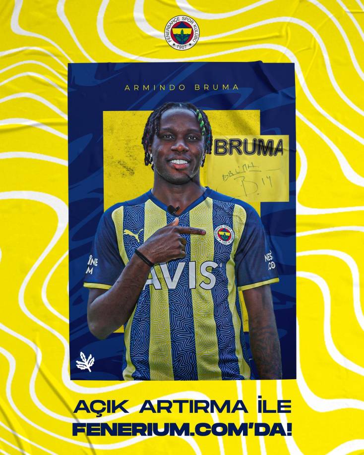 El Fenerbahçe de Turquía ha incorporado a Bruma (27 años), quien llega a préstamo procedente del PSV Eindhoven. 