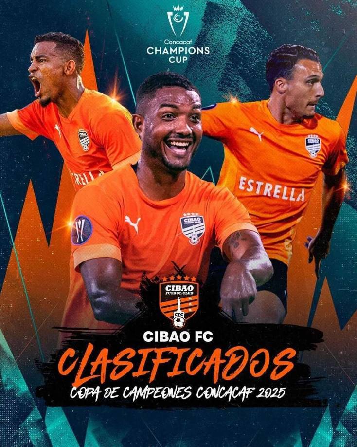 Cibao FC (REPÚBLICA DOMINICANA) - Se clasificó a la Concachampions 2025 luego de asegurar su boleto a la final de la Copa del Caribe de la Concacaf 2024. El equipo dominicano venció 1-0 a Real Hope FA en el encuentro de vuelta de la semifinal.