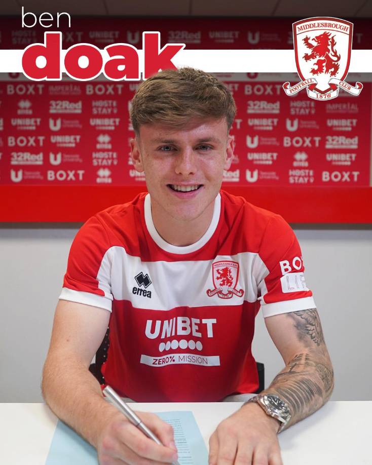 OFICIAL / El delantero del Liverpool Ben Doak jugará cedido en el Middlesbrough.