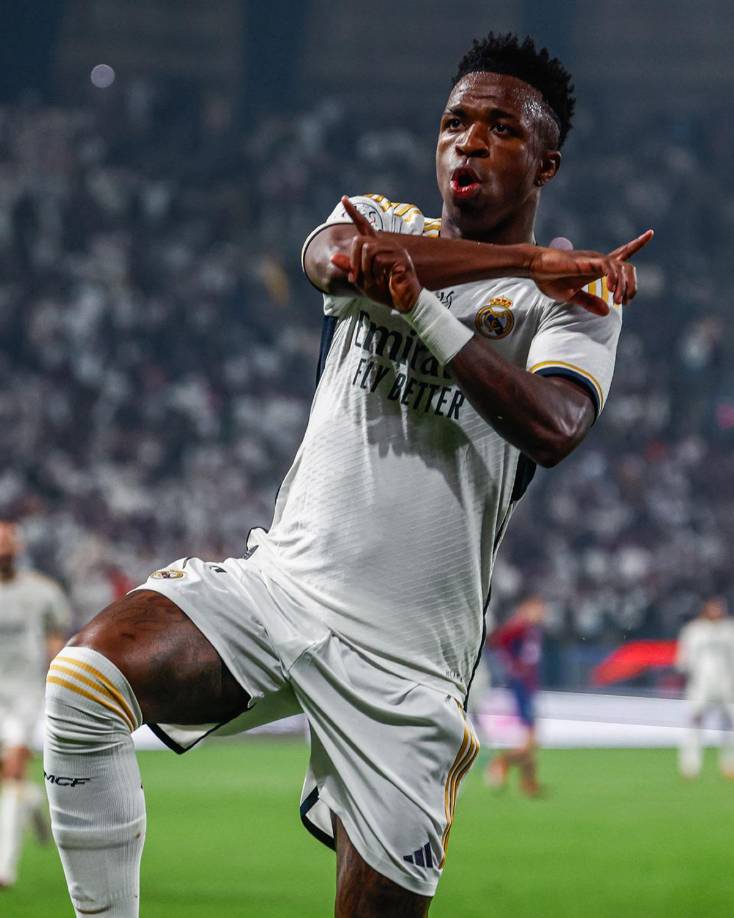 Polémico gesto de Vinicius al Barça, festejo del Real Madrid y Xavi no da el ejemplo