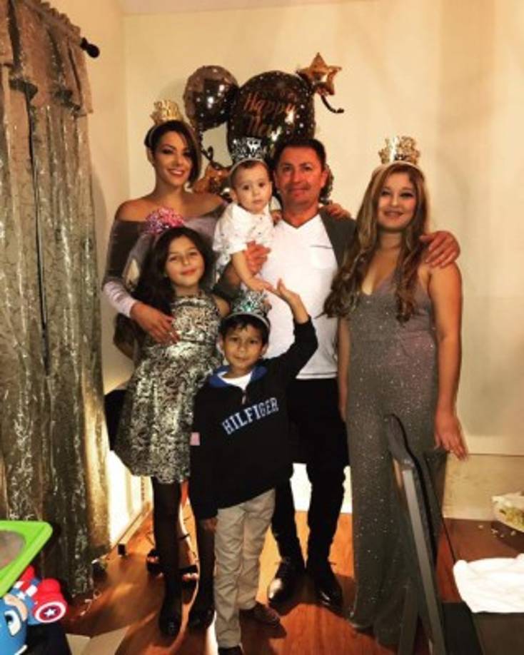 Nathalia Casco la pasó a lo grande con su familia.