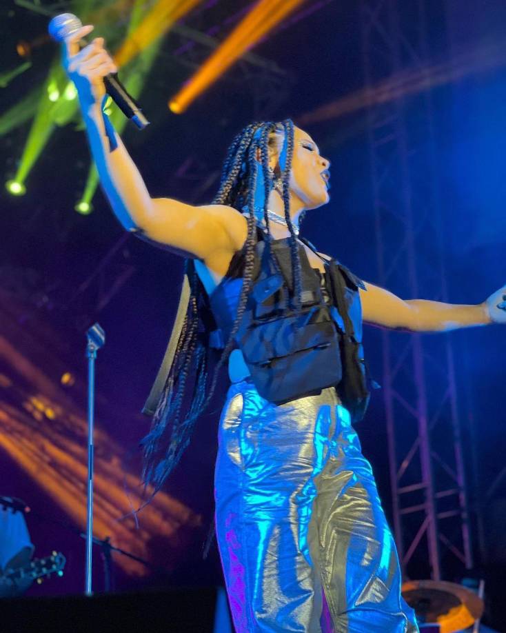 ¡Espectáculo total! Cesia Sáenz brilló en concierto de Danny Ocean en Tegucigalpa (Fotos)