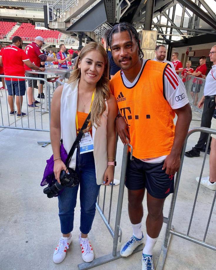 Otra de las figuras del cuadro bávaro, Serge Gnabry, jugador que acaba de renovar con el Bayern hasta junio del 2026.