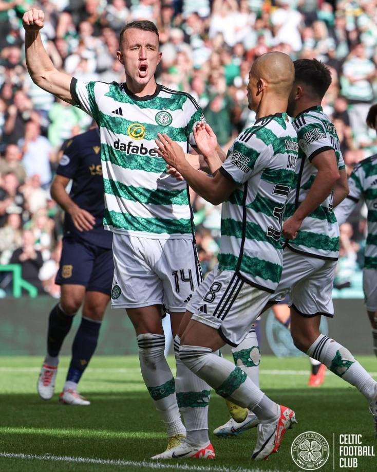 Previo al ingreso del futbolista catracho, el Cetic ya lo ganaba por la mínima con una anotación de David Turnbull desde el punto penal.