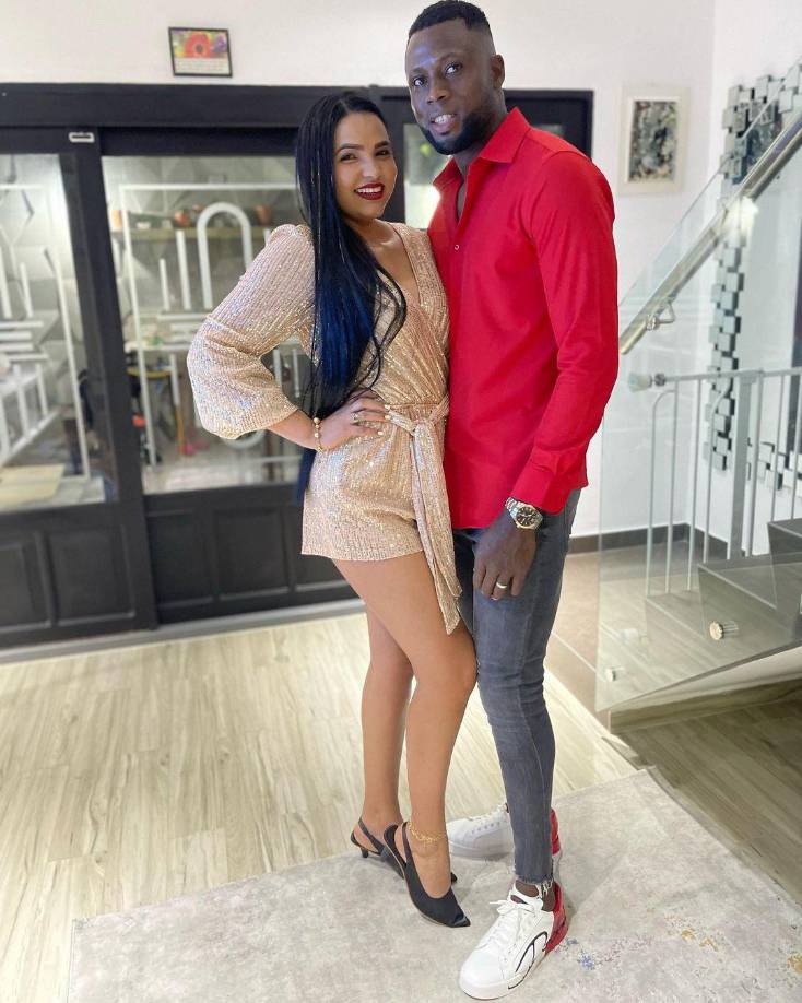 Yustin Arboleda: El atacante colombiano del Olimpia tiene como esposa a la venezolana Paula Vivas.