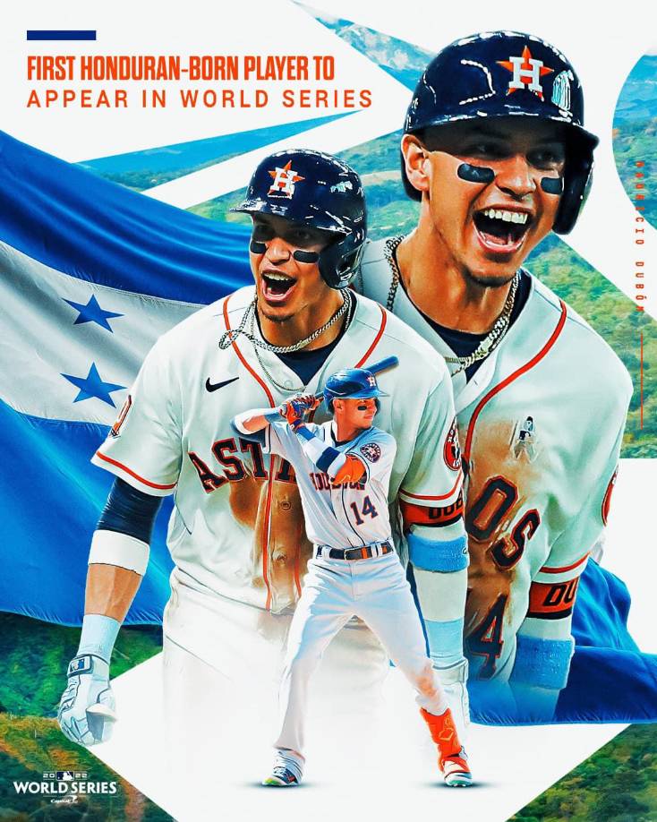 Mauricio Dubón ya había hecho historia al ser el primer hondureño en jugar la Serie Mundial con Astros de Houston.