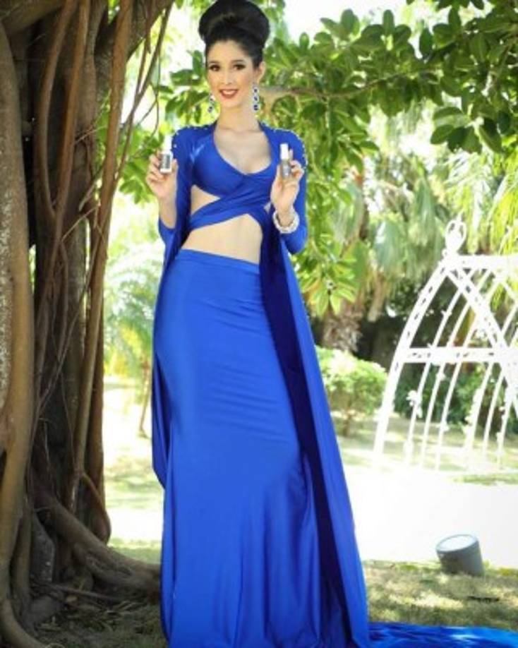 Celia Monterrosa dío a conocer la belleza hondureña.