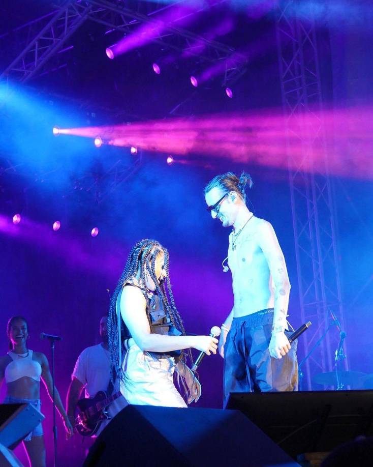 ¡Espectáculo total! Cesia Sáenz brilló en concierto de Danny Ocean en Tegucigalpa (Fotos)