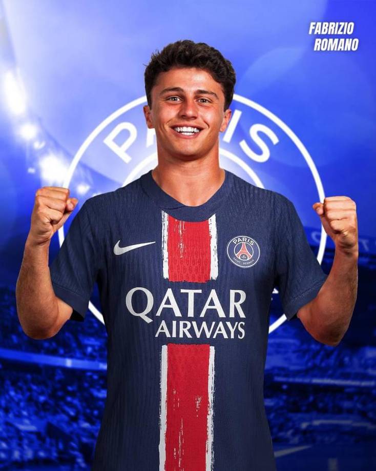 Fabrizio Romano confirma que el PSG y Benfica alcanzaron un acuerdo para el traspaso de Joao Neves. Las cifras del fichaje son 60 millones de euros más 10 en variables, además de la cesión de Renato Sanches al club portugués.