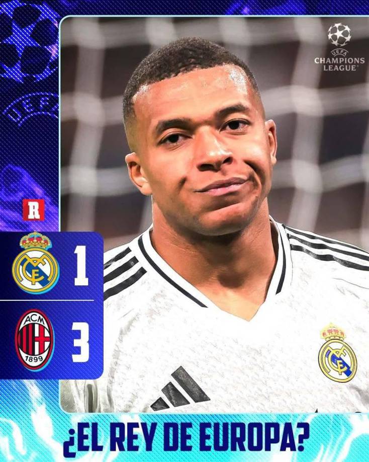 Mbappé, víctima: Memes destrozan al Real Madrid tras derrota ante Milan