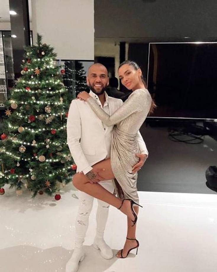 Joana Sanz y Dani Alves han pasado las últimas Navidades juntos.