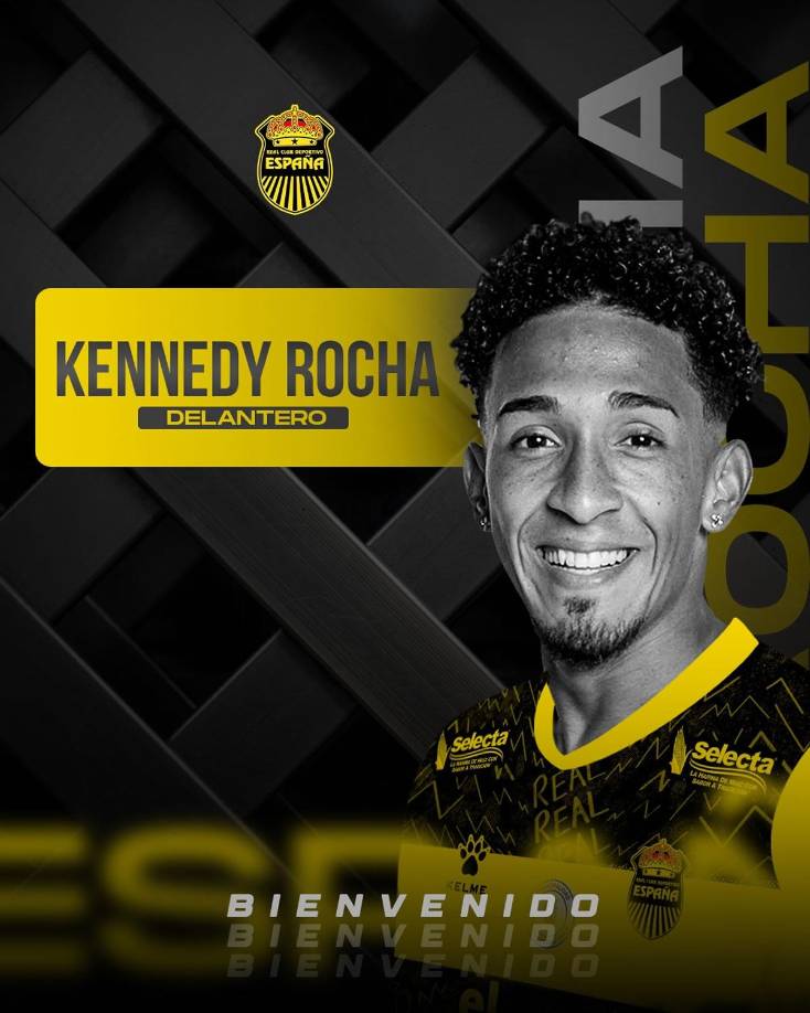 Kennedy Rocha - El Real España anunció el fichaje del brasileño que llega a préstamo procedente del Herediano de Costa Rica y se desempeña como extremo.