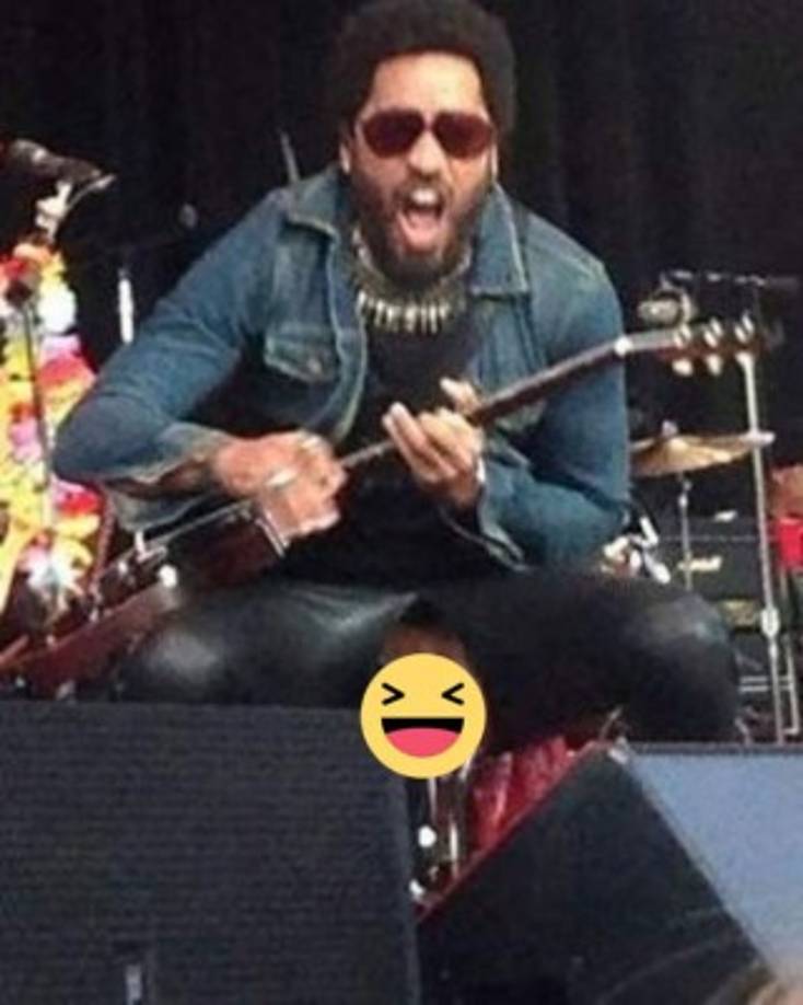 El cantante Lenny Kravitz se volvió viral en redes sociales cuando se le rompió su pantalón durante una presentación en Suecia. En el mostró sus partes intimas.