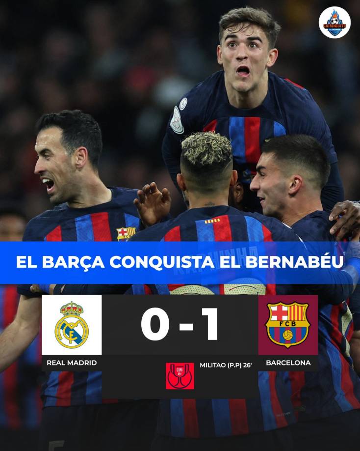 El Chirinnguito de España: “El Barça conquista el Bernabéu”.