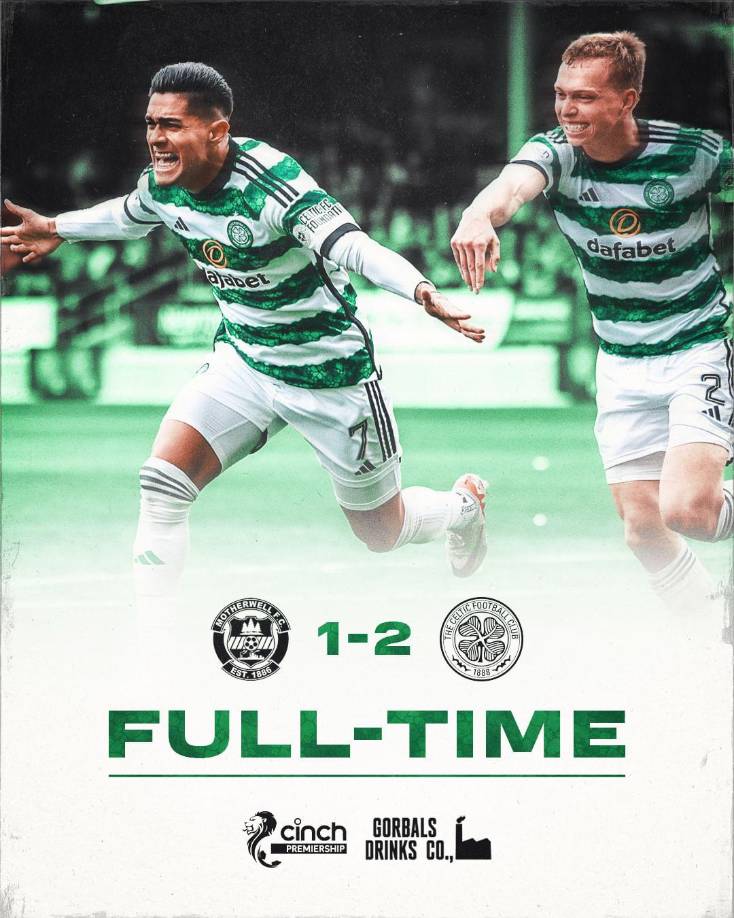 Con este resultado, el Celtic se mantiene en el liderato con 19 puntos y sigue invicto en la Liga Premier de Escocia.