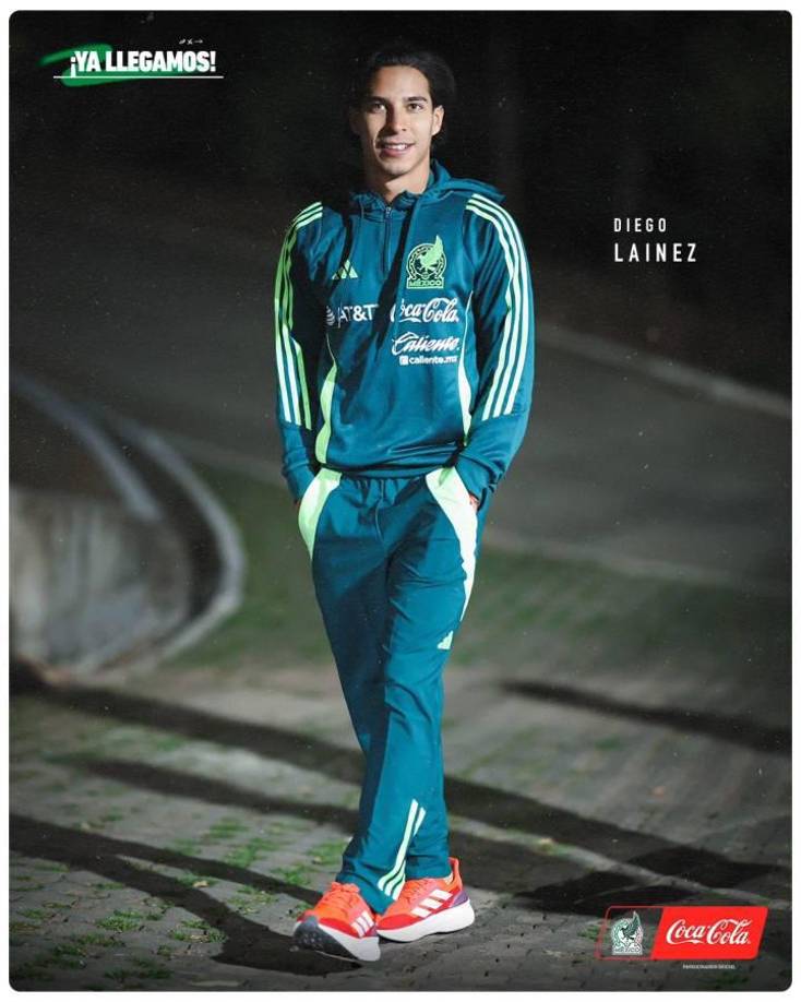 También Diego Lainez, extremo del Tigres ya está integrado al Tri.