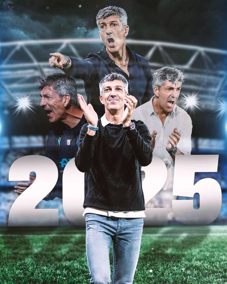 La Real Sociedad de España ha renovado el contrato de su entrenador, <b>Imanol Alguacil</b>, hasta <b>2025.</b>