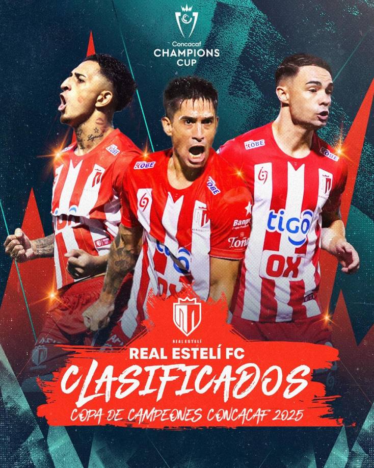 Real Estelí (NICARAGUA): Clasificó también a la primera ronda tras alcanzar las semifinales de la Copa Centroamericana de la Concacaf. El equipo nicaragüense hará su aparición 13 en el certamen y la segunda consecutiva.