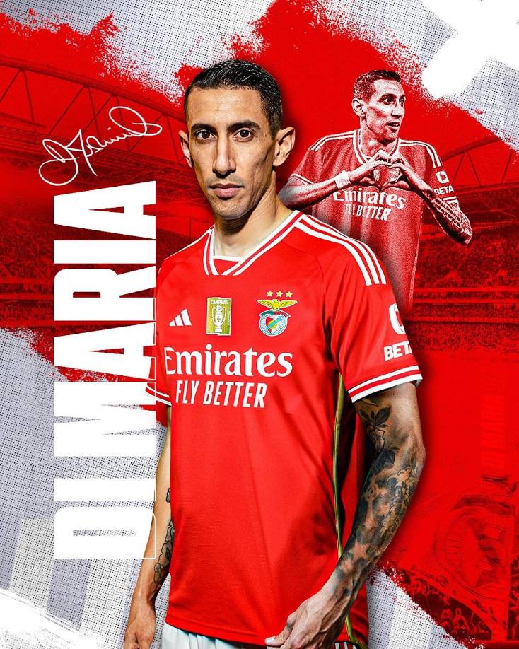 El campeón mundial Ángel Di María regresa al Benfica, que fue su primer club en Europa y que abandonó hace 13 años para iniciar un periplo de altísimo nivel que le llevó al Real Madrid, Manchester United, París Saint-Germain y Juventus, anunció este miércoles el club lisboeta.