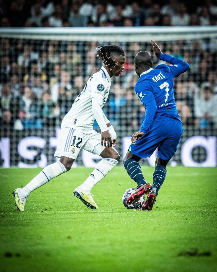 Lateral izquierdo: Eduardo Camavinga, con la alternativa de que Nacho Fernández le supla, es la mayor duda para el técnico italiano, que ya probó con el francés ahí en la ida, con total acierto.