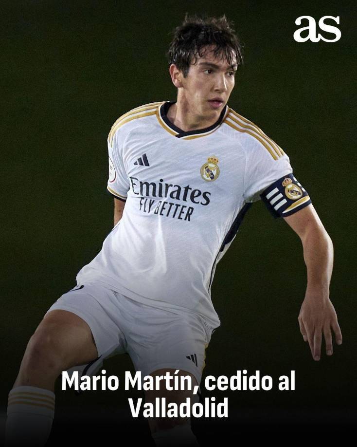 El Real Madrid ha decidido ceder a Mario Martín al Real Valladolid en este agitado mercado de fichajes.