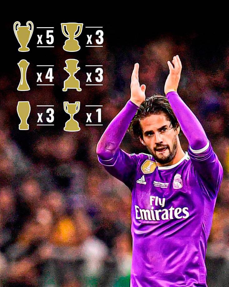 El Real Madrid hizo oficial la salida de Isco Alarcón. El propio jugador ya se había despedido y ahora es el club el que confirma el adiós del centrocampista a través de un comunicado. Se va tras nueve años y con 19 títulos en su palmarés.