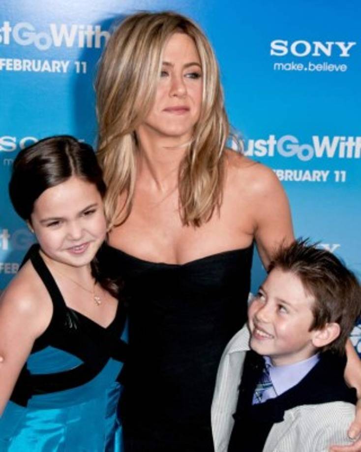 Los pequeños 'hijos' de Aniston fueron Bailee Madison y Griffin Gluck, quienes en ese entonces tenían 10 y 9 años, respectivamente.<br/>