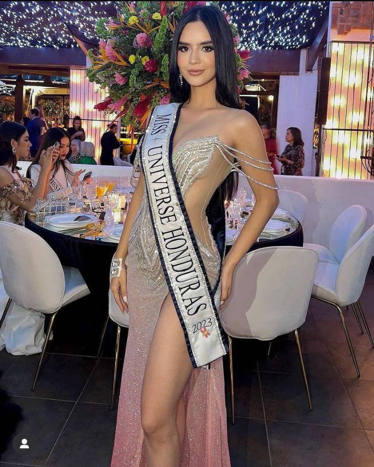 Y es que en horas de la noche se viralizaron estas fotografías del estilo de Miss Honduras para una de las actividades en Miss Universo. 